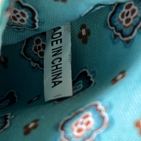 Vera Bradley Pouch Retired Java Blue Pattern - Picture 5 of 9